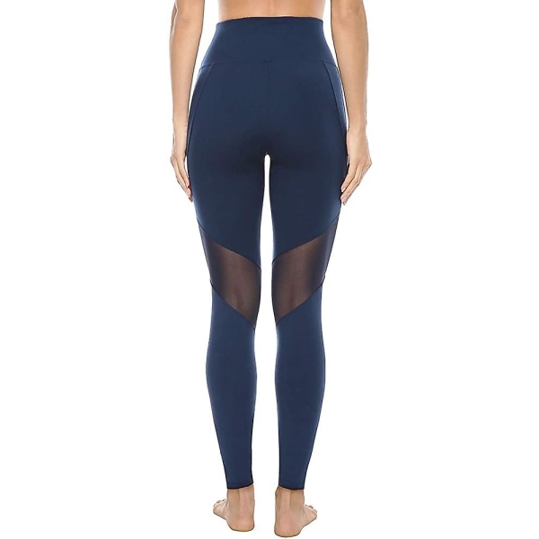 Mesh Leggings, Opaque Sports Leggings med fickor för sport Style 6