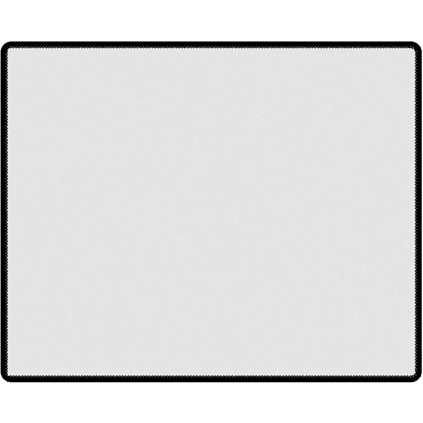 Spelmusmatta/underlägg för datorbärbar dator 10,23\"x8,26\"x0,08\" tangentbordsunderlägg skrivbordsunderlägg White Rectangle