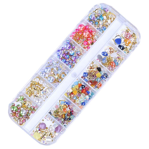 Rhinestones Flat Back för hantverk, nagelkonst, kläder, skor, väskor, telefonfodral, gör-det-själv Style 6