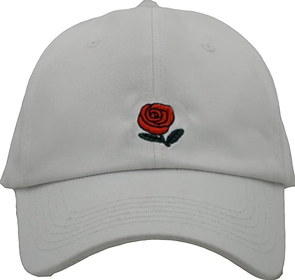 Rosebrodert Justerbar Strapback Hatt Baseballcaps