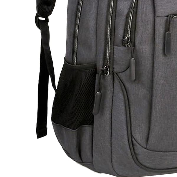 Ny ankomst Stor kapacitet Ryggsäck Herr Laptop Ryggsäckar Oxford Svart Solid High School Student Väskor Dark grey