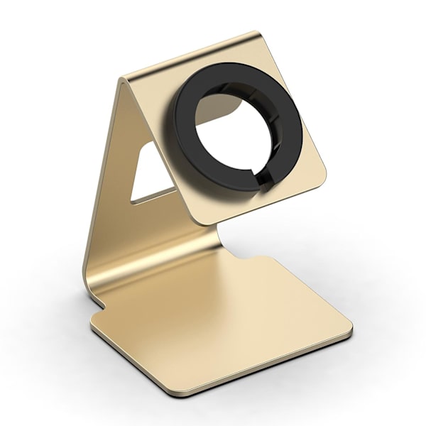 For Apple Watch Ultra 49mm/Series 8/7/6/5/4/SE/SE (2022)/3 Laderholderstativ (Ingen lader) Gold