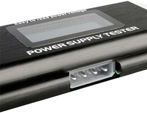 PC strømforsyningstester - LCD-skærm - ATX ITX BTX SATA PCIe | 20/24 ben, understøttelse af 4/6/8 ben, Molex, IDE, HDD-test, spændingsdiagnostik