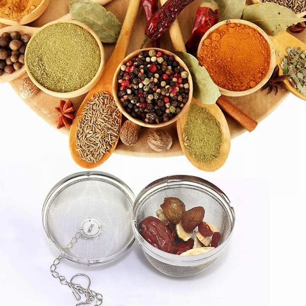 Ekstra Stor Krydderkule/Urteinfuser i Rustfritt Stål, 11,4 cm (4,5\") d