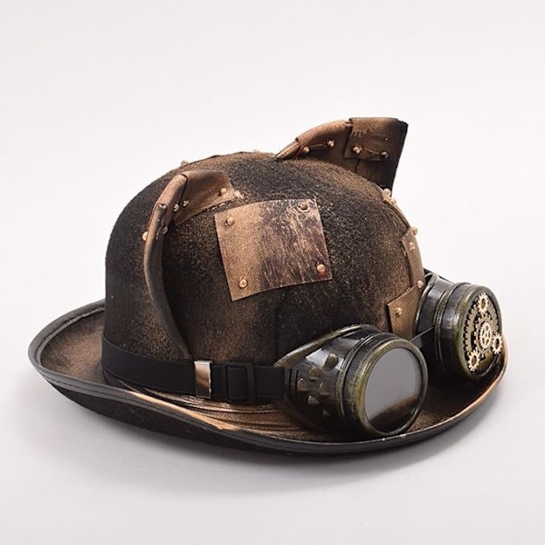 Steampunk Hat med Katteører til Kvinder