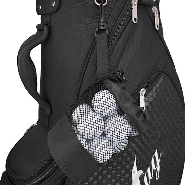 16x14cm golfbold special netpose opbevaringspose nylon netpose enkeltsidet trækreb netstofpose