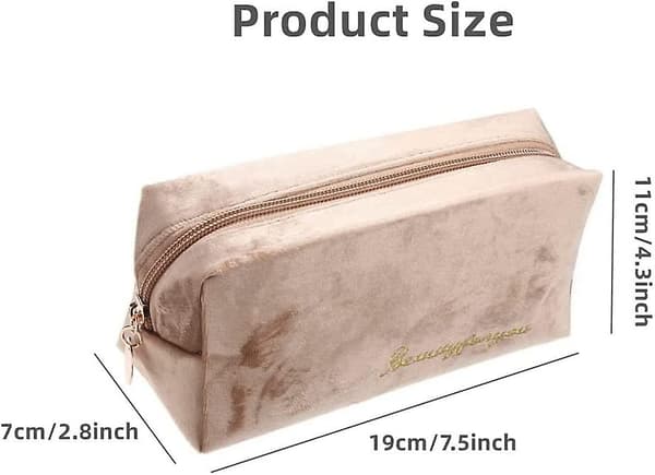 Sminkepung for Reise Khaki