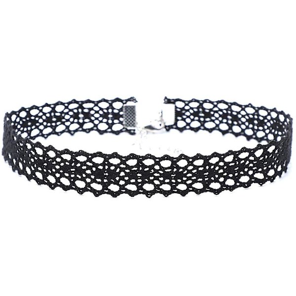 Choker Halskjede Sett Mote Stretch Fløyel Gotisk Tatovering Stretch Halskjede