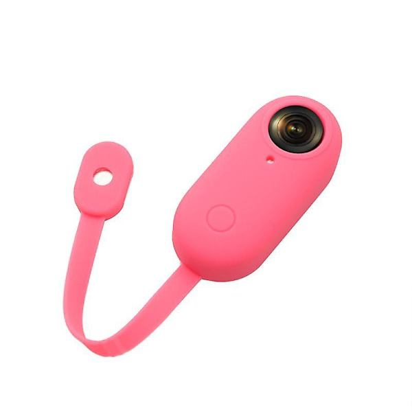 Anti-drop Myk Silikonveske For Insta360 GO, Bærbart Kamerabeskyttelsesdeksel Magnetisk Design Rose