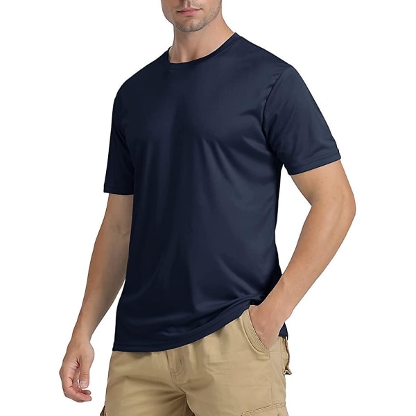 Kortärmade simtröjor för män Solskyddande utomhusskjortor