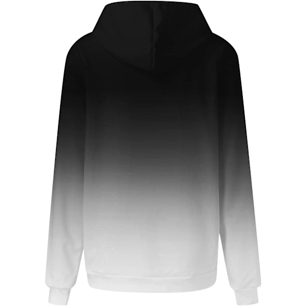 Sovetrøje Dame Casual Lomme Hættetrøje Langærmet Mode Reb Pullover Hættetrøje Top Ensfarvet Hættetrøje m14 a X Large