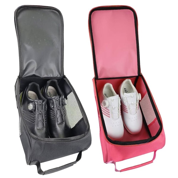 Boot Storage Bag - Shoe Organizer - Bärbar resväska för högklackade skor Svart