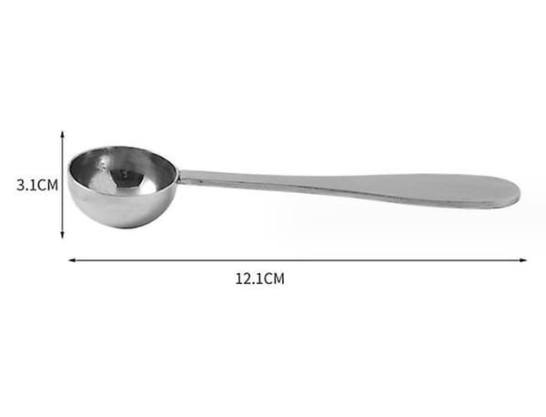 Matcha Te Måleske - 1 Gram Dosis - Mængde Til En Kop Te - Rustfrit Stål