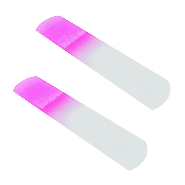 2 kpl Lasinen Jalkaraspit Pedikyyri Kuolleen Ihon Poistaja Kovettumat Maissi Karkea Kovan Ihon Poistaja 2pcs pink glass foot file