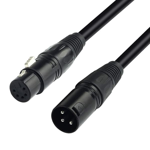 Xlr Han Til Xlr Hun Dmx Scene Lys Kabel Vending (2 Pak)
