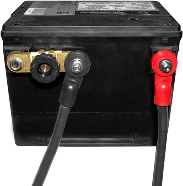 Side Post Batteri Afbryderkontakt, Ampper Batteri Hovedafbryder Isolator til Strømafbrydelse (med Lang Bolt, 2 stk.)