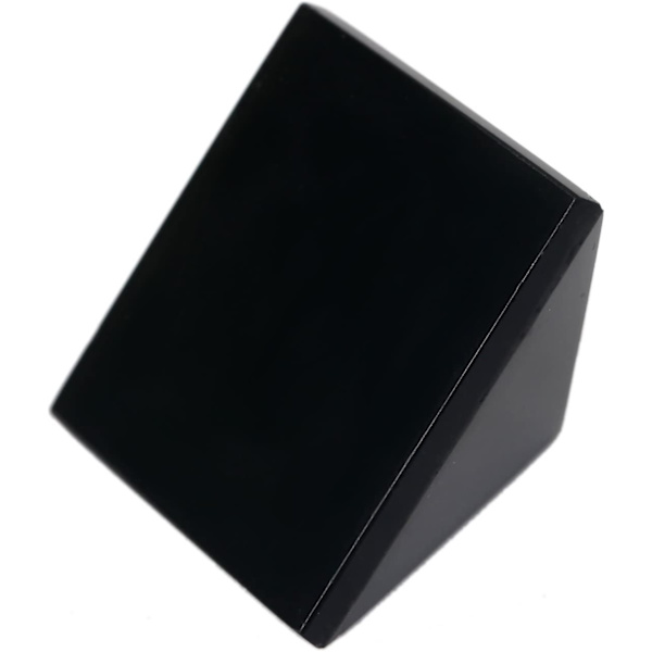 Sort Obsidian 1,5 tommer Naturlig Pyramide Udskåret Chakra Healing Krystal Reiki Sten Ædelsten Strålingsafbøjning Boligindretning Gave Dekoration Håndværk (sort