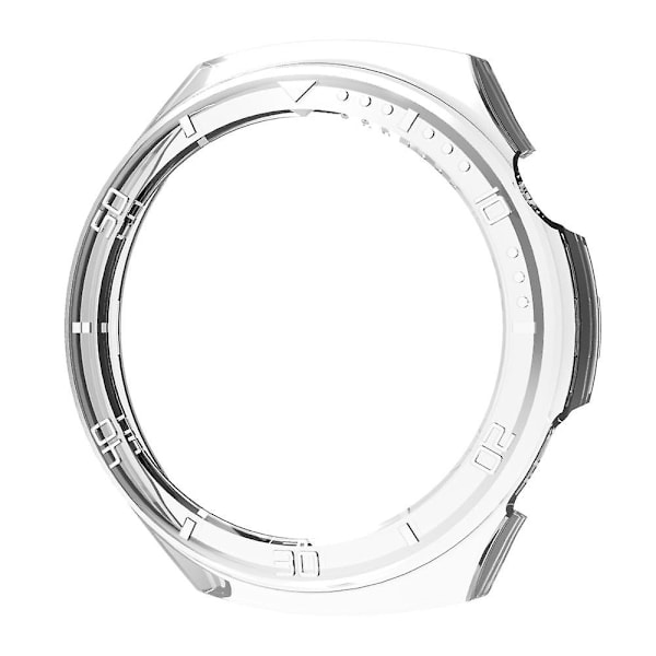 Anti-kollisionsskydd för Huawei Watch 4, PC-hölje, skyddande ram med skala Transparent