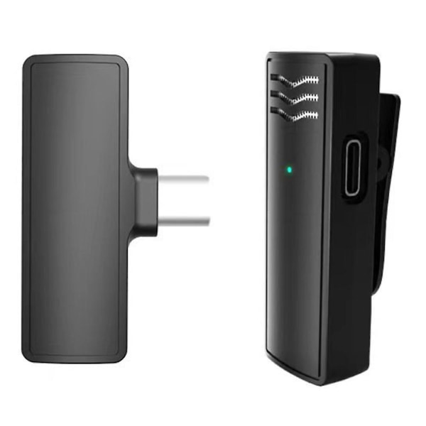 Mini Trådløs Mikrofonsender + Modtager Bærbar Mikrofon med Lightning/Type-C-stik Type C