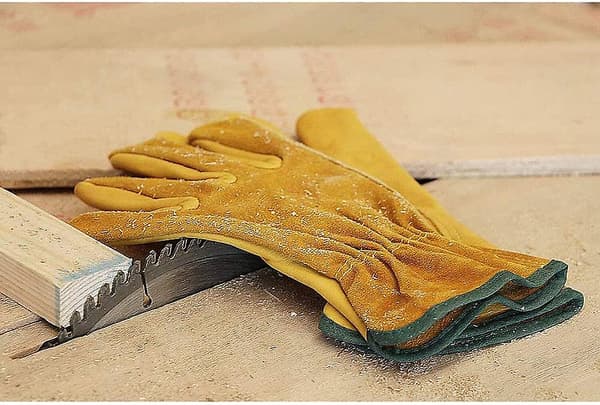 Trädgårdshandskar i kohud, Andningsbara flexibla läderhandskar