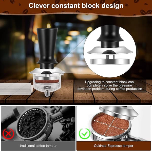 53mm Espresso Tamper - Kalibrerad Kaffe Tamper