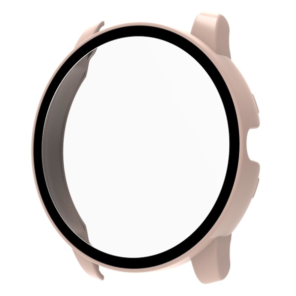 PC-deksel for Haylou Solar LS05, + Skjermbeskytter i herdet glass, ripebestandig beskyttelsesdeksel Pink