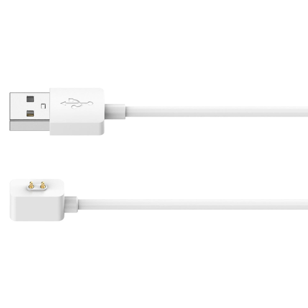 60 cm laddningskabel för Xiaomi Smart Band 8 / Redmi Band 2, bärbar smartklocksladdningskabel White