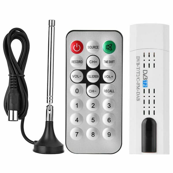 USB 2.0 Tuner DVB-T2 / DVB-T DVB-C DAB SDR FM USB Stick Digital HDTV F Bærbar PC