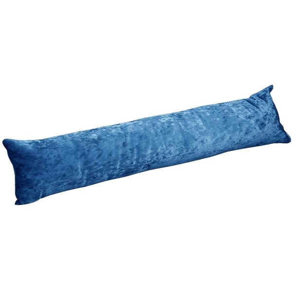 Tekokuvioitu sametti purppuranpunainen pitkä oven tiiviste tuulen pysäyttäjä kangas makkara tuulelle Aqua Blue