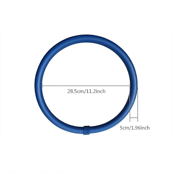 2 kpl käsivanteita, päivitetty mini hulavanne-setti vaahtomuovipäällysteellä, sisähalkaisija 28,5 cm, 0,3 kg kpl, tehokkaaseen käsivarsiharjoitteluun Blue