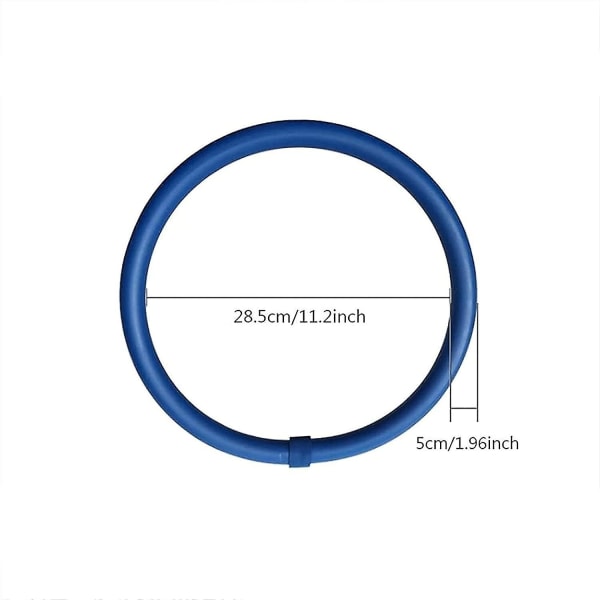 2 st Arm Hoops, Uppgraderad Mini Hula Hoop Set Med Skumöverdrag, Innerdiameter 28,5 cm, 0,3 kg Var, För Effektiv Armträning Blue