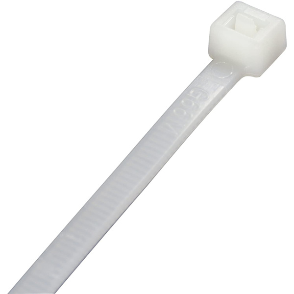 Små lilla kabelbinder, 100 mm x 2,5 mm, bulkpakke med 1000, 4\" Premium nylon White 300mmx4.8mm