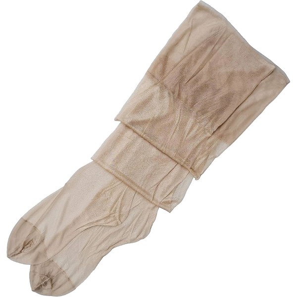 Kvinnors 10d Flerfärgad Vintage Lårhöga Genomskinliga Icke-stretch Rht Silke Skin XL