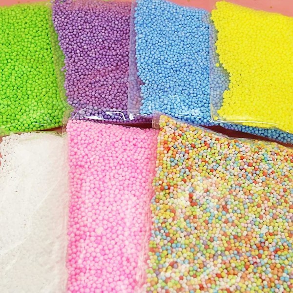 3 Pakker Skumkuler Mini Styrofoam Polystyrenkuler For Barn DIY Håndverk Kunstprosjekt Juledekorasjon (blå)