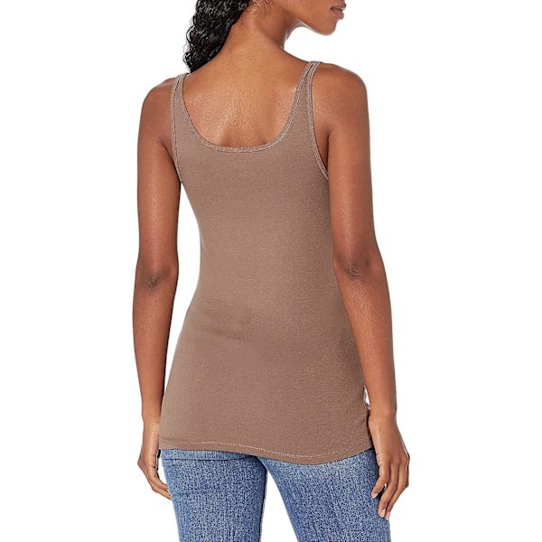 Slim-fit tanktopp med tynne stropper for kvinner, 2-pakning Style 2 XS