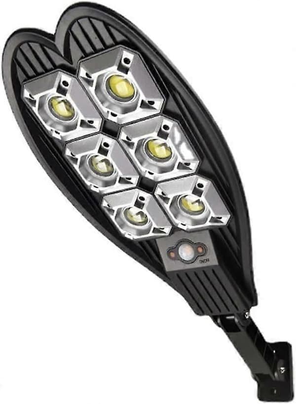 IPX6 vanntett solcellelampe med bevegelsessensor, vanntett COB utendørs lampe, menneskekroppssensor solcelle hage lampe