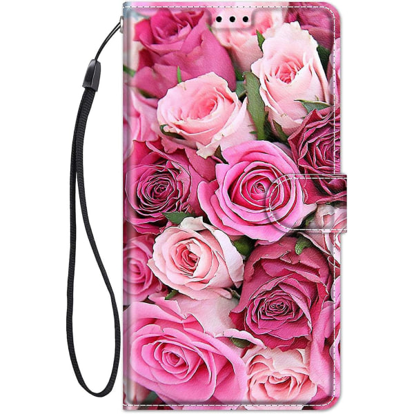(Style 4) chooseu Etui til Huawei P Smart 2019 Læder Etui med Silikone Stødsikkert Wallet Flip Etui og Folio Stand Funktion Stilfuldt Mønster til Pige