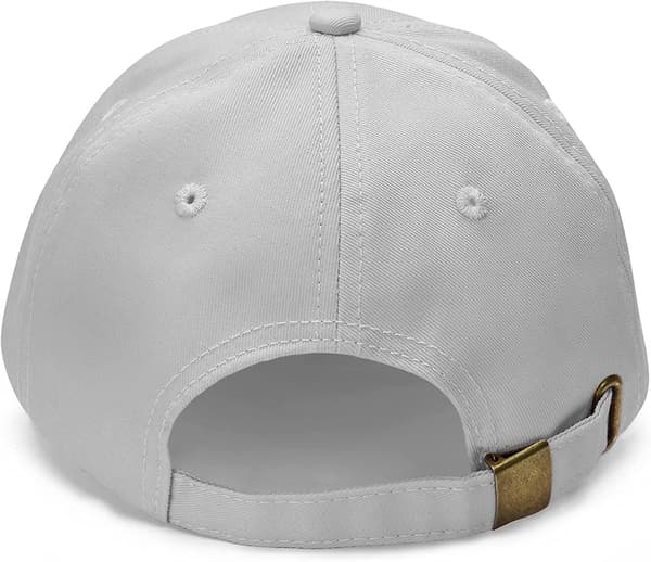 Baseballkeps Casual Unisex 6 Panel Justerbar Bomull Enfärgad Sport Solhatt Grey