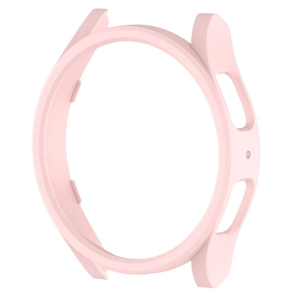 Hard PC-ramme Etui til Samsung Galaxy Watch6 44mm, Ultratynt Gummibelagt Klokkeetui Pink