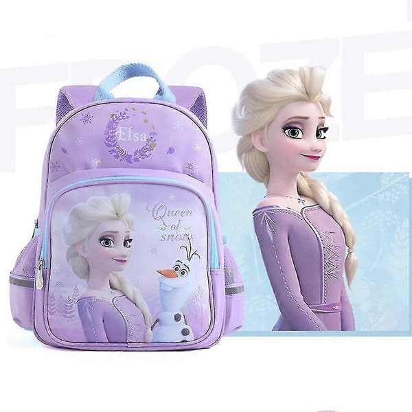 Frozen Jente Skolesekk Barnesekk blue