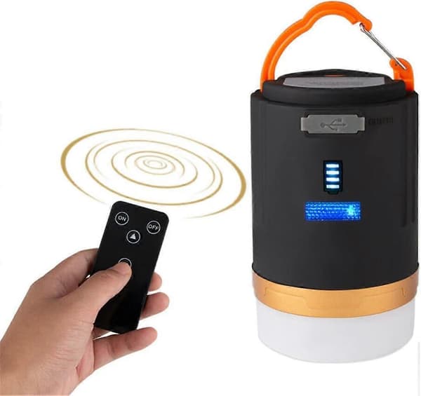 Vanntett, oppladbar 4800 mAh LED campinglykt