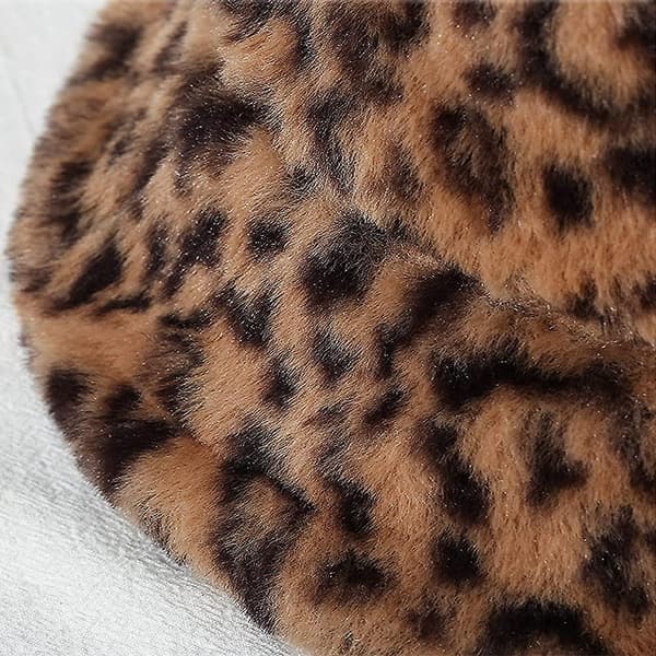 Vinter Faux Fur Bucket Hat Blød Varm Efterår Vinter Fluffy Bucket Hat til Kvinder