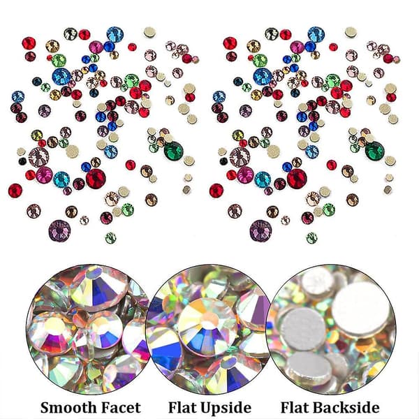 Crystal Flatback Rhinestones Neglekunst style 1