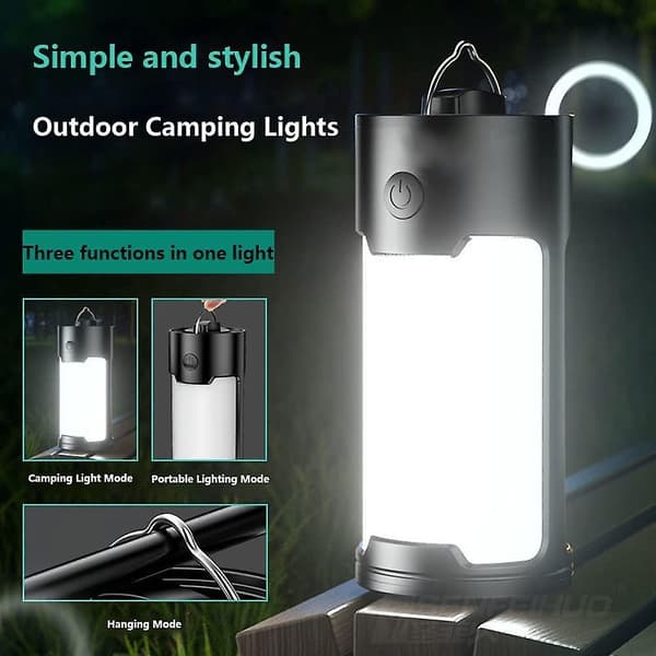 Portable LED Campinglys - Super Sterke Batteridrevne Campinglykter