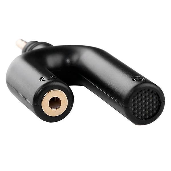 3,5 mm TRRS mikrofon med 3-positions 3,5 mm headset splitter adapter til iPhone / iPad / iPod Touch