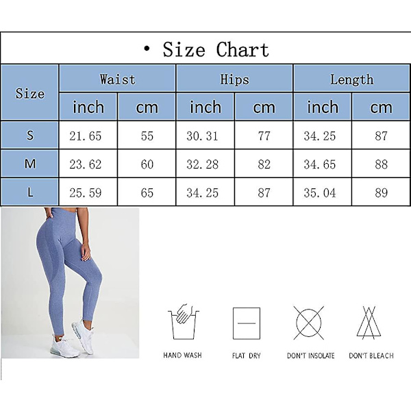 Kvinnors högmidjade leggings sömlösa löpning gym träning sport yoga leggings