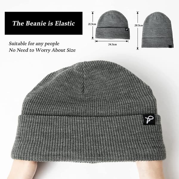 Unisex Vinter 100% Vattentät Yetsye Kallväder Mössa Grey