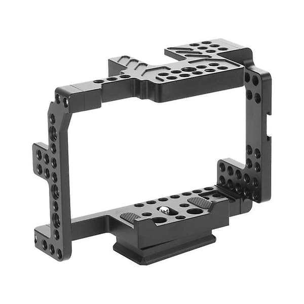 Anti-shake kameraskyddsburskydd för Sony A7, aluminiumlegering stötsäker skyddsram