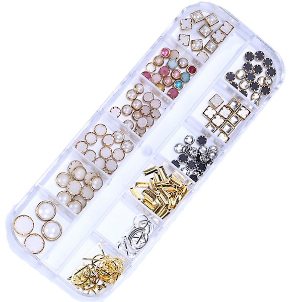 Rhinestones Flat Back för hantverk, naglar, ansiktskonst, kläder, skor, väskor, telefonfodral, gör-det-själv style 4