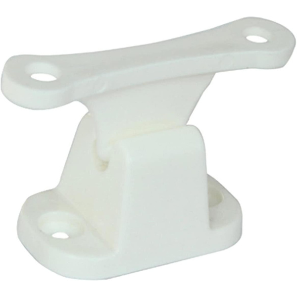 Formet Nylon Dørstopperholder For Bobil Caravan - Hvit